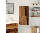 Syfax™ Mobile Pensile Da Bagno Legno Antico 30X30X80 Cm In Truciolato