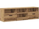 Syfax™ Mobile Porta Tv Rovere Artigianale 150X33,5X45 Cm In Truciolato