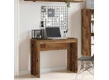 Syfax™ Scrivania Legno Antico 90X40X72 Cm In Legno Multistrato
