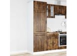 Syfax™ Armadio Da Cucina Lucca Rovere Fumo In Legno Multistrato