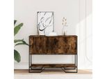 Syfax™ Tavolo Consolle Rovere Fumo 100X35X74,5 Cm In Truciolato
