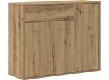 Syfax™ Credenza Rovere Artigianale 88X30X70 Cm In Legno Multistrato