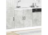 Syfax™ Mobile Base Lavello Lucca Grigio Cemento In Legno Multistrato