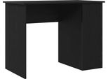 Syfax™ Scrivania Rovere Nero 100X55X75 Cm In Legno Multistrato