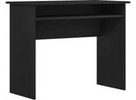 Syfax™ Scrivania Rovere Nero 90X50X74 Cm In Legno Multistrato
