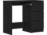 Syfax™ Scrivania Rovere Nera 90X45X76 Cm In Legno Multistrato