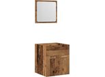 Syfax™ Set Mobili Da Bagno 2 Pz Legno Antico In Legno Multistrato
