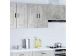 Syfax™ Pensile Da Cucina Porto Grigio Cemento In Legno Multistrato