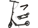 Monopattino Urbano Per Bambini E Ragazzi Altezza Regolabile Pieghevole 95-105 Cm Ruote 200 Mm Portabottiglie