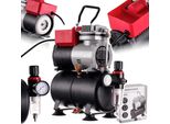 Compressore Per Aerografo Con Serbatoio Efficient Da 3 Litri (Capacit 30-35 L/Min), Riduttore, Filtro Tc Technic 666B2