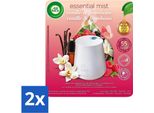 Air Wick Essential Mist – Set Iniziale Automatico Per Deodorante Per Ambienti – Vaniglia E Lampone – 20 Ml - Confezione Risparmio - 2 Pezzi
