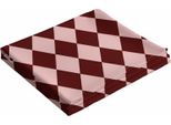 Dmora Tovaglia Giocoliera Rosa, Lavabile 100% Poliestere Tessuto Antipiega
