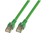 Cavo Patch RJ45 Sf/Utp Cat. 5E Pvc Cca Verde 1M