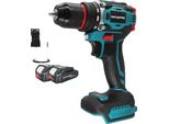 Trapano A Batteria, Motore Brushless, Impostazioni Di Velocità Regolabili, Batteria 2PCS 2.0Ah, Eu