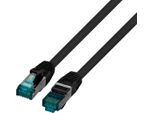 Cavo Patch RJ45 S/Ftp Cat. 6A Lszh Nero 1M