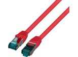 Cavo Patch RJ45 S/Ftp Cat 6A Lszh Rot 0,25M