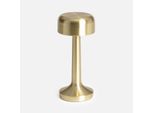 Lampada Da Tavolo Interna Led Metallo Dorato, 9Cm, Oro