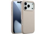 Custodia Per Iphone 17 Pro - Silicone - Custodia/Schienale Morbida Accezz - Beige