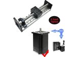 Piattaforma A Guida Lineare, Larghezza 80 Mm, Elevata Capacità Di Carico, Corsa 300 Mm, Kit Motore Completo