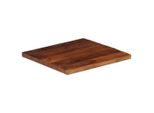Syfax™ Piano Tavolo 50X50X2,5 Cm Quadrato Legno Massello Di Recupero
