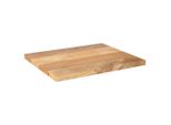 Syfax™ Piano Per Tavolo 60X50X2,5 Cm Rettangolare Legno Massello Mango