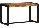 Syfax™ Panca Multicolore 80X35X45 Cm In Legno Massello Recupero