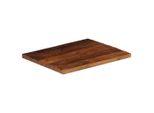 Syfax™ Piano Tavolo 60X50X2,5 Cm Rettangolare In Massello Di Recupero