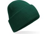 Beechfield B385R | Classic Engineered Deep Cuffed Beanie - Farbe: Bottle Green - GrößE: Taglia Unica