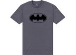 Batman - Maglietta Logo Per Uomo/Donna Unisex PN115 (L) (Antracite)