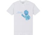 Rick And Morty - Maglietta "Lick"" Per Uomo/Donna Unisex PN307 (3XL) (Bianco)"