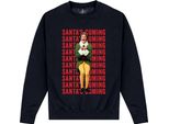 Elf - Felpa "Santas Coming"" Per Uomo/Donna Unisex PN781 (5XL) (Blu Navy)"