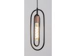 Lampada A Sospensione Moderna Nera Per Soggiorno Camera Da Letto 1Xe27 40W Rovier Rabalux