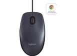 Logitech M100, Mouse Con Cavo, Nero