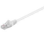 Goobay 68509 Cavo Patch Cat 5E, U/Utp, Bianco, 50 M - Miscela Di Rame Cca