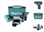Trapano A Batteria Professionale Makita Df 030 Dwe, Capacità Batteria 1,3 Ah, Tensione Batteria 10,8 V, Capacità Di Foratura 10 Mm Nell'acciaio, Velocità Variabile, Rotazione Oraria/Antioraria, Incluse 2 Batterie Agli Ioni Di Litio E Caricabatterie
