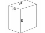 Wesco® Cestino Di Ricambio, Grigio Alluminio, 8 Litri - Semplice Cestino Per Rifiuti