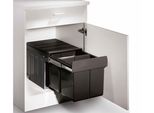 Selezionatore Di Rifiuti Naber 32 (2X16) Litri Double Master 2 Ds Con Carrello Ds, A Partire Da 40 Cm Di Larghezza Del Mobile