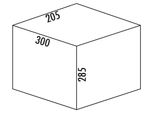 Wesco® Secchio Di Ricambio, Grigio Alluminio 15 Litri