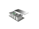 Naber Cox® Box 1T 900-4 Cestino Per Rifiuti, Grigio Chiaro. - Cestino Per Rifiuti