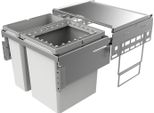 Naber, Cox® Base 39 600-2. Cestino Per Rifiuti, Grigio Chiaro, Altezza 460 Mm - Cestino Per Rifiuti