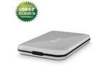Fantec ALU-25U3, Alloggiamento Sata Esterno Da 2,5", Usb 3.2, Alluminio, Argento"