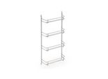 Naber Portaspezie Argento 1, 4 X 3 Barattoli, Argento