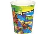Bicchiere Di Carta Tartarughe Ninja 250Ml/8Pz.