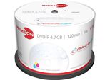 Primeon 2761207 Blank DVD-R 4.7 Gb 50 Pc(S) Spindle Printable, Glossy Surface, Waterproof, Smearproof