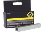 Graffette C.K, 10,5 X 12 Mm, Contenuto: 1.000 Pezzi Graffette In Acciaio Di Alta Qualità, Zincate Per