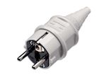 Mennekes Spina Schuko Grigia 16A 2P+E 230V IP44