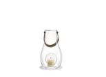 Holmegaard Design With Light Lanterna Trasparente Con Manico In Pelle Altezza 29 Cm