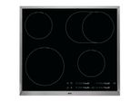 Elettrodomestici Aeg Piano Cottura In Vetroceramica, 60 Cm, Girarrosto, Acciaio Inox HK654850XB