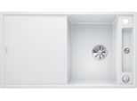 Blanco Axia Iii 5 S, Silgranit® Puradur®, Bianco, Reversibile, Incluso Tagliere In Legno