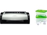 Confezionatrice Sottovuoto 130W Nero / Acciaio Inox Con Accessori Tefal Yy3107Fb